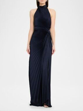A.L.C. | Dresses | Nwt Alc Inez Satin Halter Dress Size 6 495 | Poshmark